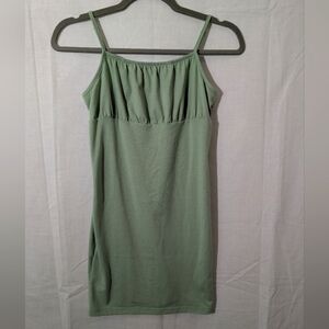 Green Spaghetti Strap Dress, Girls 11/12